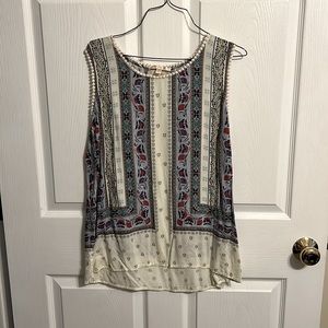 Skies Are Blue XL sleeveless blouse